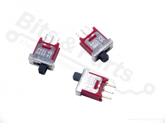 Mini on/off slide switch for breadboard SPDT 1A/27VDC 3A/120VAC